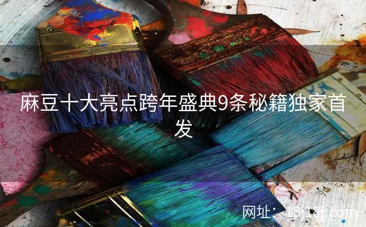 麻豆十大亮点跨年盛典9条秘籍独家首发